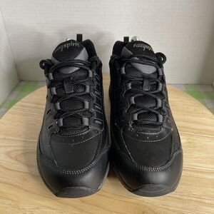 Easy Spirit Womens Esromy Walk Run Sneaker Shoe Multi-Leather Size 9 Black